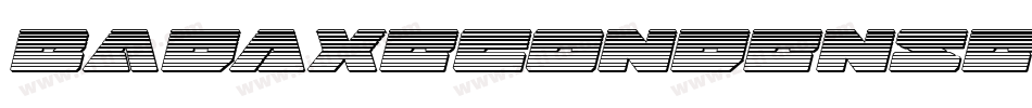 BadAxeCondensedItalic-Rpq9v字体转换