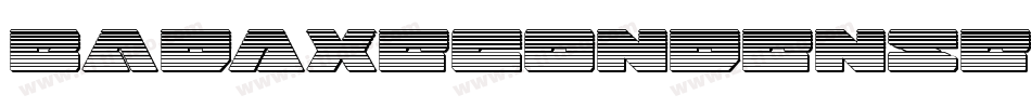BadAxeCondensed-1G2jj字体转换