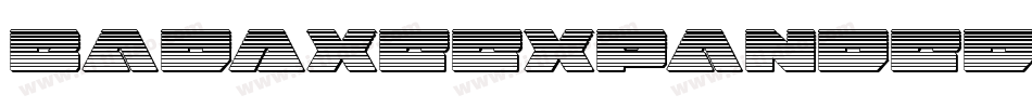 BadAxeExpandedItalic-8M4OZ字体转换