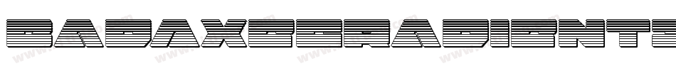 BadAxeGradientItalic-rgrv8字体转换