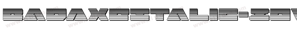 BadAxeItalic-2OWv3字体转换