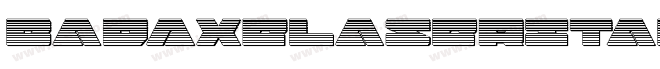BadAxeLaserItalic-lg8x5字体转换