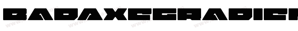 BadAxeGradientItalic-rgrv8字体转换
