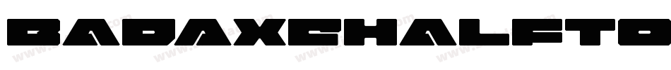 BadAxeHalftoneItalic-K7JVZ字体转换