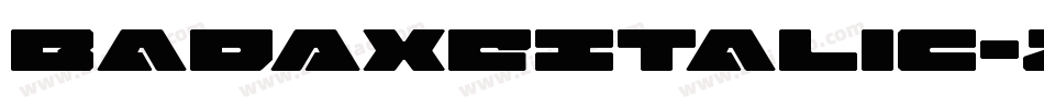 BadAxeItalic-2OWv3字体转换