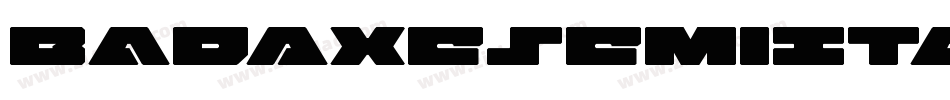 BadAxeSemiItalic-1G2je字体转换