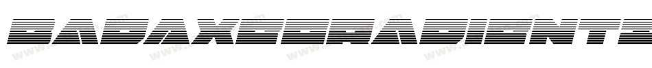 BadAxeGradientItalic-rgrv8字体转换