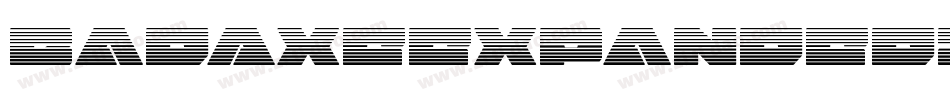 BadAxeExpandedItalic-8M4OZ字体转换