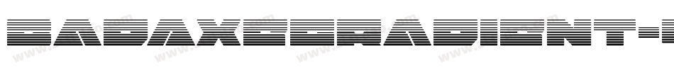 BadAxeGradient-Yzyqy字体转换