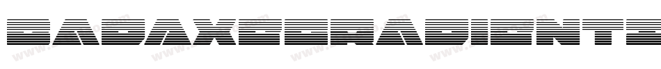BadAxeGradientItalic-rgrv8字体转换