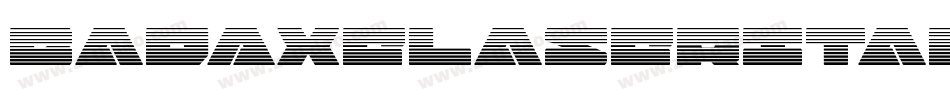 BadAxeLaserItalic-lg8x5字体转换