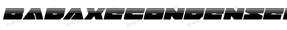 BadAxeCondensedItalic-Rpq9v字体转换
