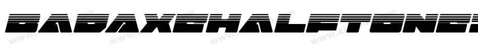 BadAxeHalftoneItalic-K7JVZ字体转换
