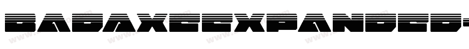 BadAxeExpanded-BWjLG字体转换