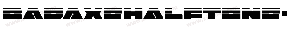 BadAxeHalftone-MVLAB字体转换