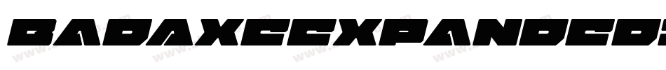 BadAxeExpandedItalic-8M4OZ字体转换