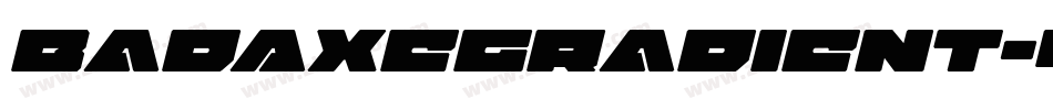 BadAxeGradient-Yzyqy字体转换