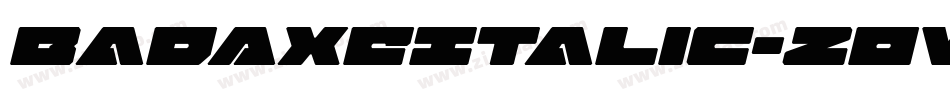 BadAxeItalic-2OWv3字体转换