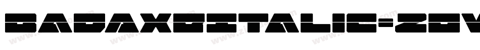 BadAxeItalic-2OWv3字体转换