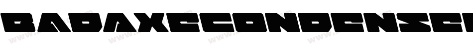 BadAxeCondensed-1G2jj字体转换