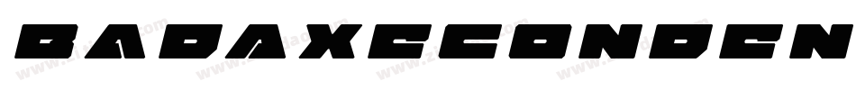 BadAxeCondensedItalic-Rpq9v字体转换