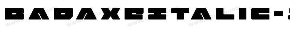 BadAxeItalic-2OWv3字体转换
