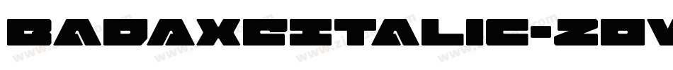 BadAxeItalic-2OWv3字体转换