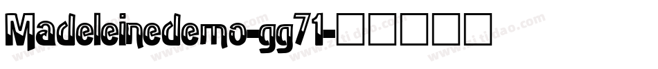 Madeleinedemo-gg71字体转换