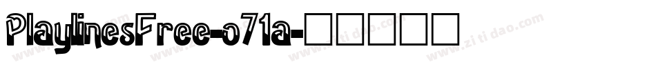 PlaylinesFree-o71a字体转换