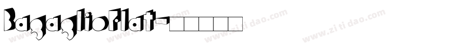 BagaglioFlat字体转换
