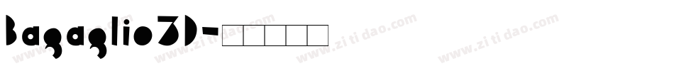 Bagaglio3D字体转换