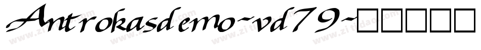 Antrokasdemo-vd79字体转换