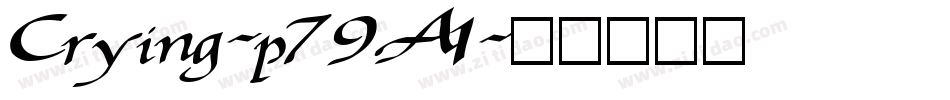 Crying-p79A1字体转换