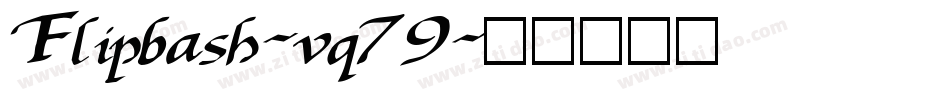 Flipbash-vq79字体转换