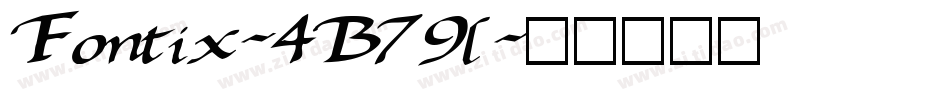 Fontix-4B79l字体转换