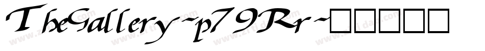 TheGallery-p79Rr字体转换