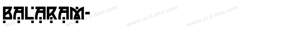 balaram字体转换