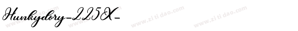 Hunkydory-225X字体转换 Hunkydory-225X字体转换
