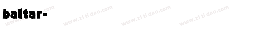 baltar字体转换