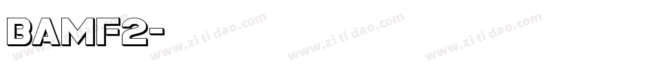 bamf2字体转换