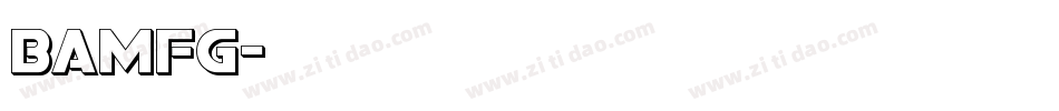 bamfg字体转换