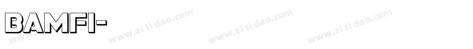 bamfi字体转换