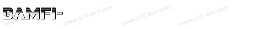 bamfi字体转换
