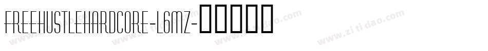 FreeHustleHardcore-l6mZ字体转换