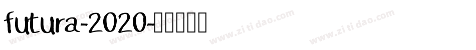 futura-2020字体转换