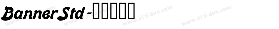 BannerStd字体转换