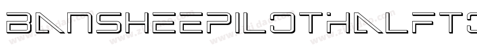BansheePilotHalftone-zZjL字体转换