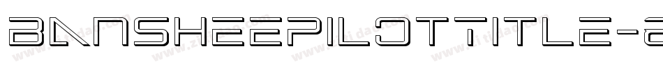 BansheePilotTitle-8JLn字体转换