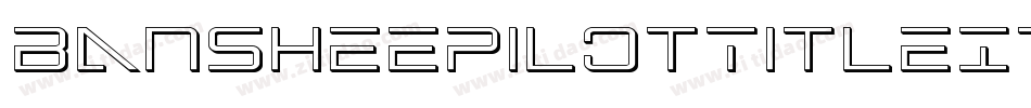 BansheePilotTitleItalic-YDJ2字体转换