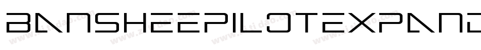 BansheePilotExpandedItalic-JLEK字体转换